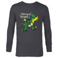 thumbnail image 1 of Disney PIXAR Toy Story Rex Merry & Bright - Long Sleeve T-Shirt for Men - Customized-Charcoal Heather, 1 of 5