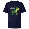 thumbnail image 1 of Disney PIXAR Toy Story Rex Merry & Bright - Short Sleeve T-Shirt for Kids - Customized-Navy, 1 of 5