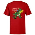 thumbnail image 1 of Disney PIXAR Toy Story Rex Merry & Bright - Short Sleeve T-Shirt for Kids - Customized-Red, 1 of 5