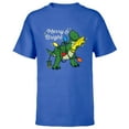 thumbnail image 1 of Disney PIXAR Toy Story Rex Merry & Bright - Short Sleeve T-Shirt for Kids - Customized-Royal, 1 of 5