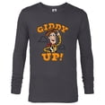 thumbnail image 1 of Disney PIXAR Toy Story Woody Giddy Up! - Long Sleeve T-Shirt for Men - Customized-Charcoal Heather, 1 of 5