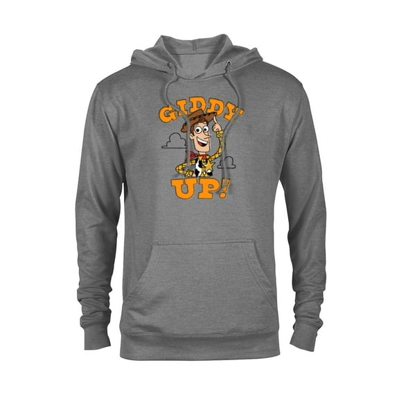 Disney PIXAR Toy Story Woody Giddy Up! - Pullover Hoodie for Adults - Customized-Athletic Heather