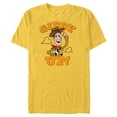thumbnail image 1 of Disney PIXAR Toy Story Woody Giddy Up! - Short Sleeve Blended T-Shirt for Adults - Customized-Yellow, 1 of 5