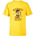 thumbnail image 1 of Disney PIXAR Toy Story Woody Giddy Up! - Short Sleeve T-Shirt for Kids - Customized-Yellow, 1 of 5