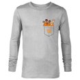 thumbnail image 1 of Disney PIXAR Turning Red 4-Town Pocket - Long Sleeve T-Shirt for Men - Customized-Athletic Heather, 1 of 5