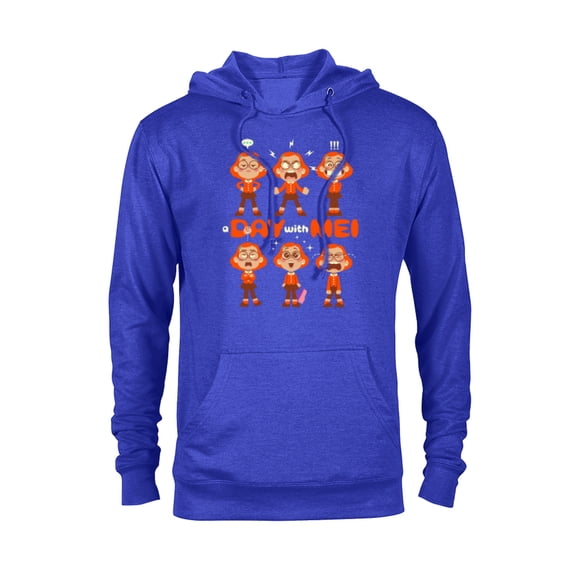 Disney PIXAR Turning Red Mei Lee Growing Pains - Pullover Hoodie for Adults - Customized-Royal