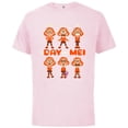 thumbnail image 1 of Disney PIXAR Turning Red Mei Lee Growing Pains - Short Sleeve Cotton T-Shirt for Adults - Customized-Soft Pink, 1 of 5