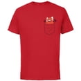 thumbnail image 1 of Disney PIXAR Turning Red Mei Lee Pocket - Short Sleeve Cotton T-Shirt for Adults - Customized-Red, 1 of 5