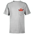 thumbnail image 1 of Disney PIXAR Turning Red Mei Lee Pocket - Short Sleeve T-Shirt for Kids - Customized-Athletic Heather, 1 of 5