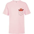 thumbnail image 1 of Disney PIXAR Turning Red Mei Lee Pocket - Short Sleeve T-Shirt for Kids - Customized-Soft Pink, 1 of 5