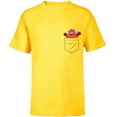 thumbnail image 1 of Disney PIXAR Turning Red Mei Lee Pocket - Short Sleeve T-Shirt for Kids - Customized-Yellow, 1 of 5