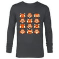 thumbnail image 1 of Disney PIXAR Turning Red Mei Red Panda Growing Pains - Long Sleeve T-Shirt for Men - Customized-Charcoal Heather, 1 of 5