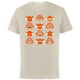 thumbnail image 1 of Disney PIXAR Turning Red Mei Red Panda Growing Pains - Short Sleeve Cotton T-Shirt for Adults - Customized-Putty, 1 of 5