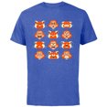 thumbnail image 1 of Disney PIXAR Turning Red Mei Red Panda Growing Pains - Short Sleeve Cotton T-Shirt for Adults - Customized-Royal Heather, 1 of 5