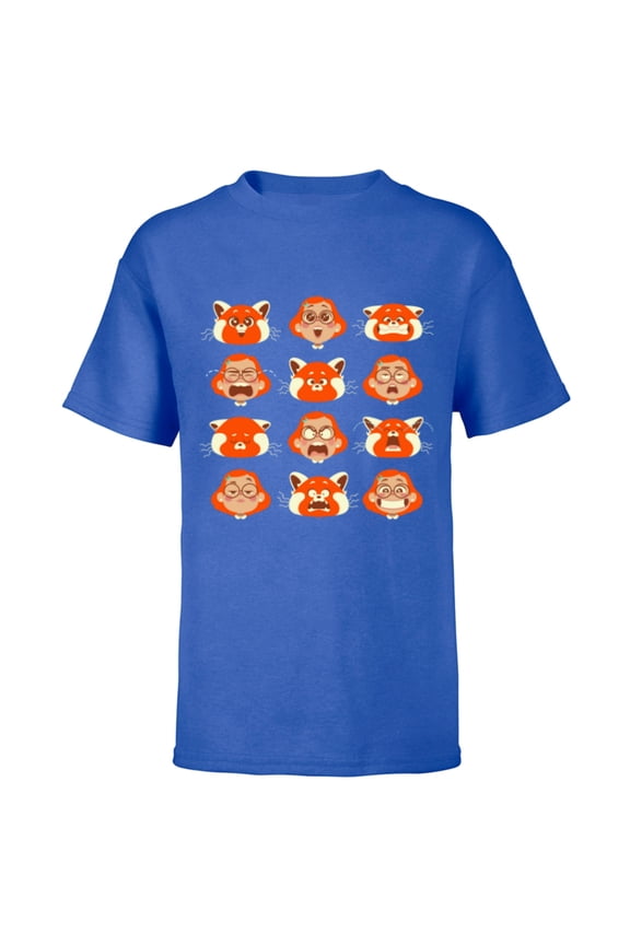 Disney PIXAR Turning Red Mei Red Panda Growing Pains - Short Sleeve T-Shirt for Kids - Customized-Royal