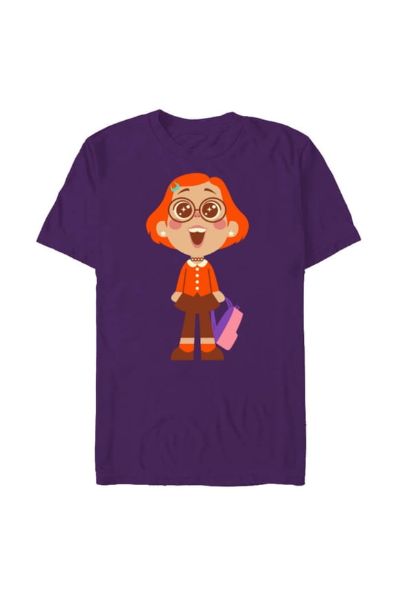 Disney PIXAR Turning Red Meilin Lee - Short Sleeve Blended T-Shirt for Adults - Customized-Berry Snow Heather