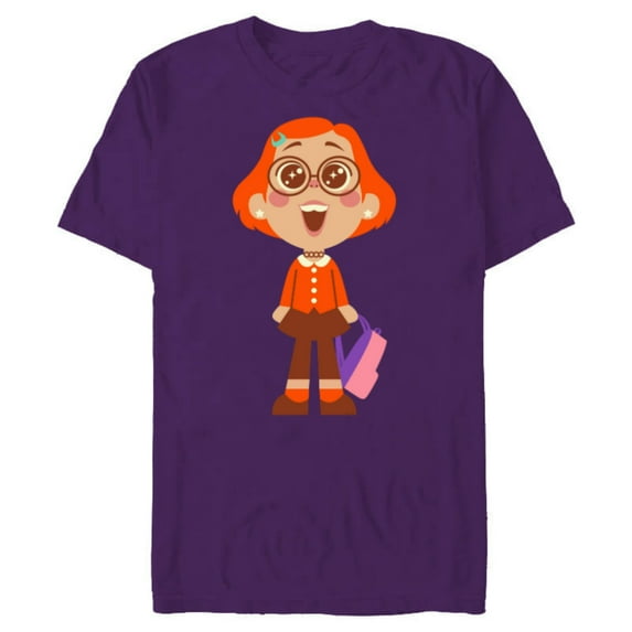 Disney PIXAR Turning Red Meilin Lee - Short Sleeve Blended T-Shirt for Adults - Customized-Berry Snow Heather