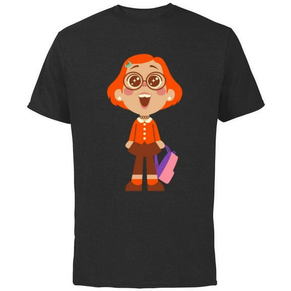 Disney PIXAR Turning Red Meilin Lee - Short Sleeve Cotton T-Shirt for Adults - Customized-Black