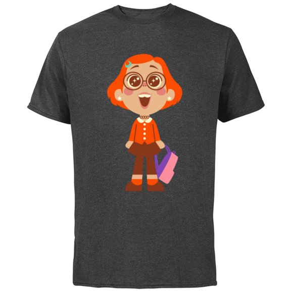 Disney PIXAR Turning Red Meilin Lee - Short Sleeve Cotton T-Shirt for Adults - Customized-Charcoal Heather