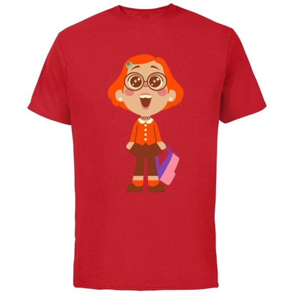 Disney PIXAR Turning Red Meilin Lee - Short Sleeve Cotton T-Shirt for Adults - Customized-Red