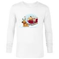 thumbnail image 1 of Disney PIXAR Up Carl, Russell & Dug Holiday Sleigh Ride - Long Sleeve T-Shirt for Men - Customized-White, 1 of 5