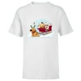 thumbnail image 1 of Disney PIXAR Up Carl, Russell & Dug Holiday Sleigh Ride - Short Sleeve T-Shirt for Kids - Customized-White, 1 of 5