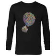 thumbnail image 1 of Disney PIXAR Up House Holiday - Long Sleeve T-Shirt for Men - Customized-Black, 1 of 5