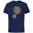 thumbnail image 1 of Disney PIXAR Up House Holiday - Short Sleeve Cotton T-Shirt for Adults - Customized-Navy, 1 of 5