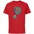 thumbnail image 1 of Disney PIXAR Up House Holiday - Short Sleeve Cotton T-Shirt for Adults - Customized-Red, 1 of 5