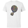 thumbnail image 1 of Disney PIXAR Up House Holiday - Short Sleeve Cotton T-Shirt for Adults - Customized-White, 1 of 5