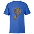 thumbnail image 1 of Disney PIXAR Up House Holiday - Short Sleeve T-Shirt for Kids - Customized-Royal, 1 of 5