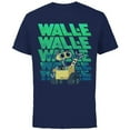 thumbnail image 1 of Disney PIXAR Wall-E Robot T-Shirt - Short Sleeve Cotton T-Shirt for Adults - Customized-Navy, 1 of 5