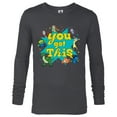 thumbnail image 1 of Disney PIXAR You Got This Feelin’ Good - Long Sleeve T-Shirt for Men - Customized-Charcoal Heather, 1 of 5