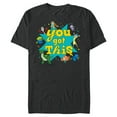 thumbnail image 1 of Disney PIXAR You Got This Feelin’ Good - Short Sleeve Blended T-Shirt for Adults - Customized-Dark Heather, 1 of 5