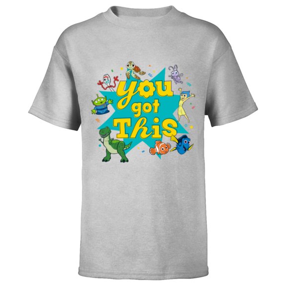 Disney PIXAR You Got This Feelin’ Good - Short Sleeve T-Shirt for Kids - Customized-Athletic Heather