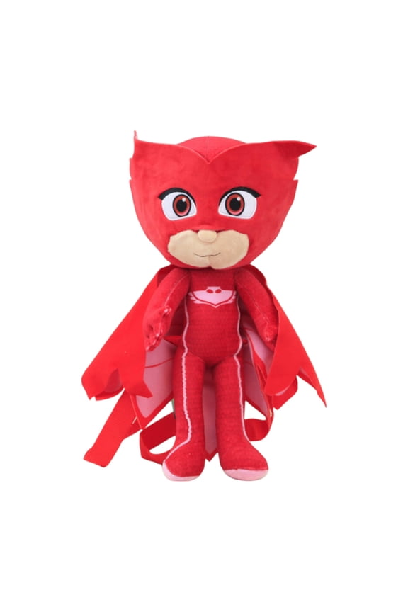 PJ Masks Owlette Plush Backpack Red 15"