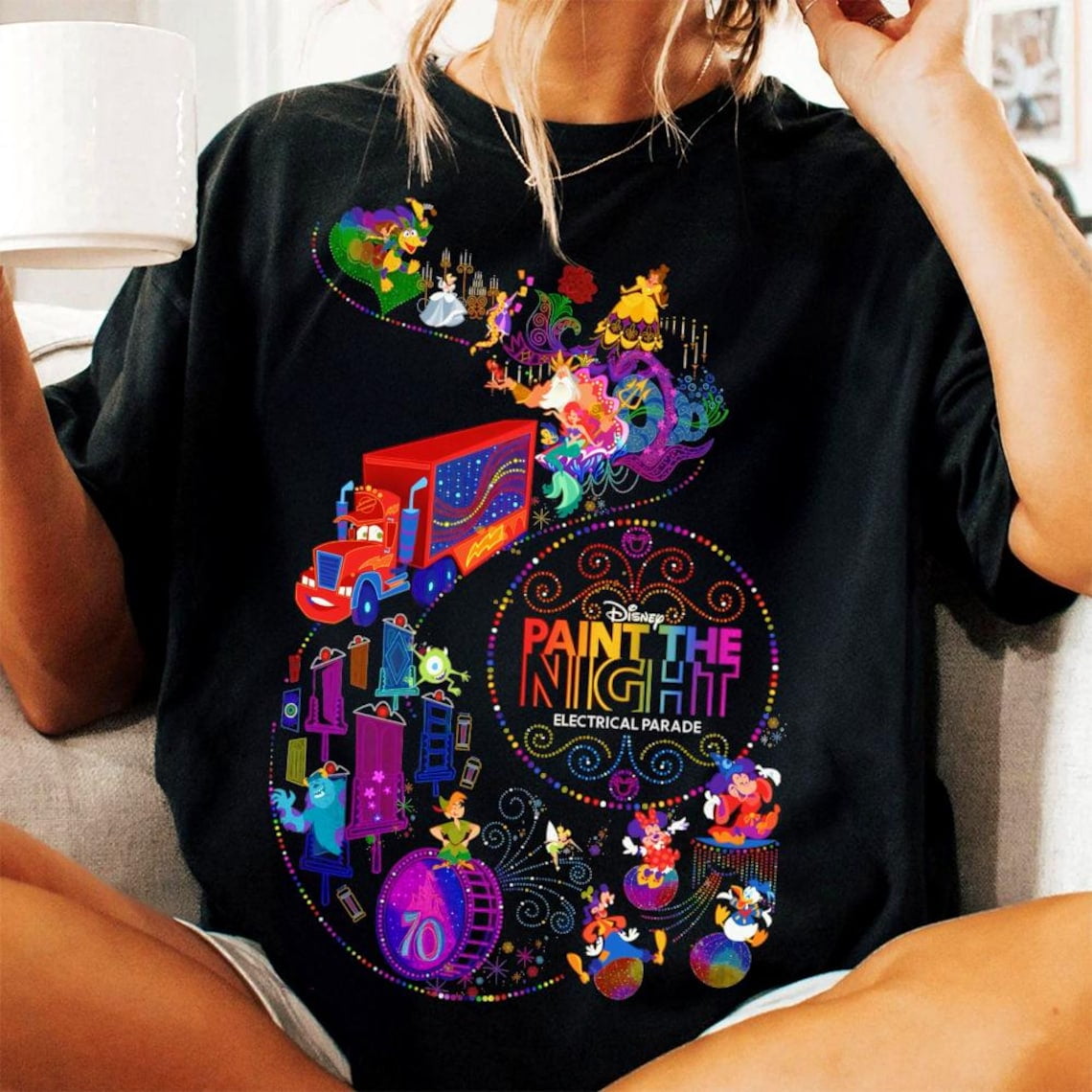 Disney Paint The Night Electrical Parade Unisex Tshirt Disneyland 70th Disney Paint Night Electrical Parade Unisex Tshirt Disneyland 70th Anniversary Celebration 1955 2025 Disney Girl Trip Family Shirts White Color Size A231dc44 Dea5 4f32 8f2a 123c59ae12d7.a2d08666128899fecaa077ad9e9de2db