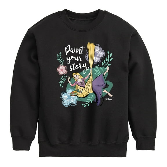 Disney - Paint Your Story - Toddler & Youth Crewneck Fleece Sweatshirt