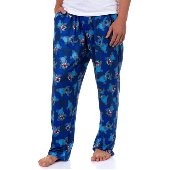 Disney Pajamas Stitch Scaring Poses Pajama Pants Men's All-Over Print Lounge Sleepwear