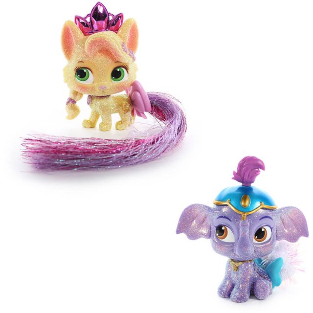 Disney Palace Pets Glitzy Glitter Friends, 2-Pack Assortment - Walmart.com