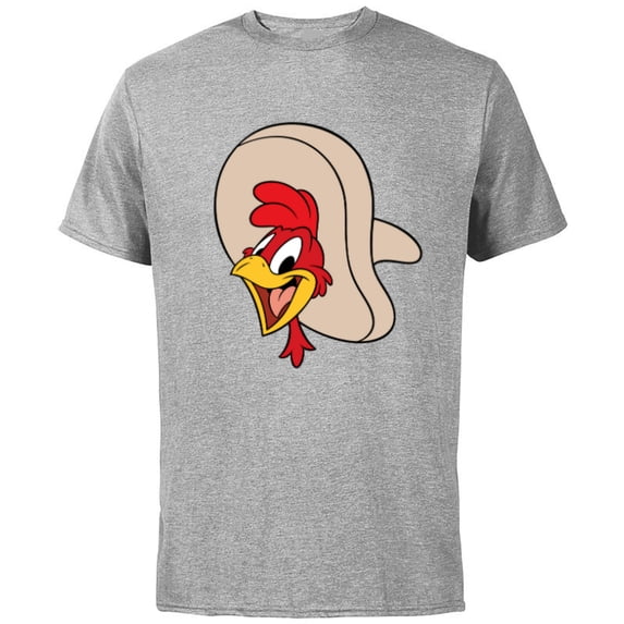 Disney Panchito Three Caballeros Trip Matching Big Face - Short Sleeve Cotton T-Shirt for Adults - Customized-Athletic Heather