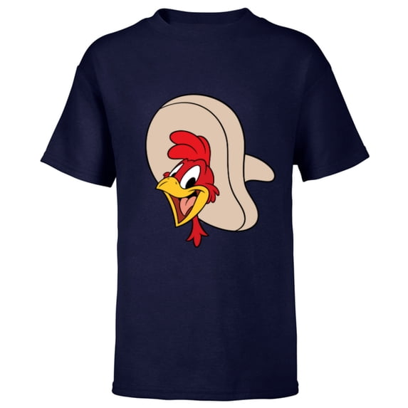 Disney Panchito Three Caballeros Trip Matching Big Face - Short Sleeve T-Shirt for Kids - Customized-Navy
