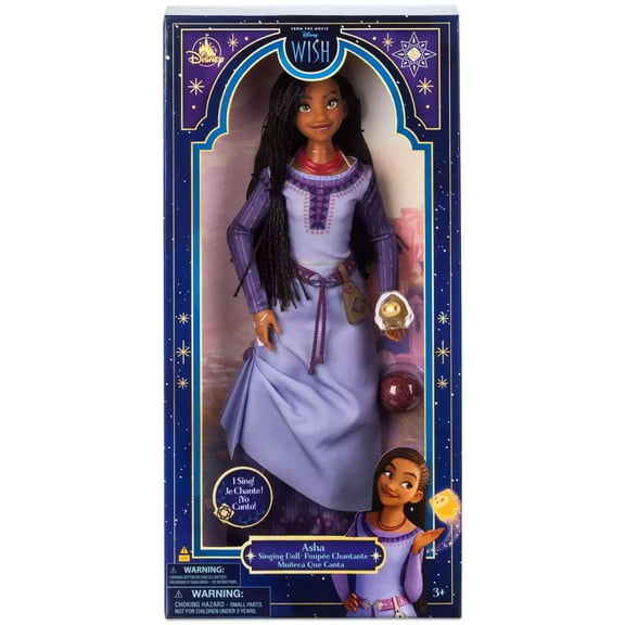 Disney Parks 100 Wish Asha Singing This Wish Fashion Doll New with Box