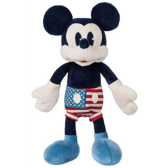 Disney Parks 11inc Mamer Mickey Mouse Americana Plush New with Tags
