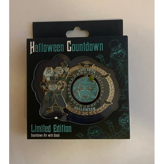 Disney Parks 2021 Haunted Mansion Madame Leota Countdown Halloween Pin LE New