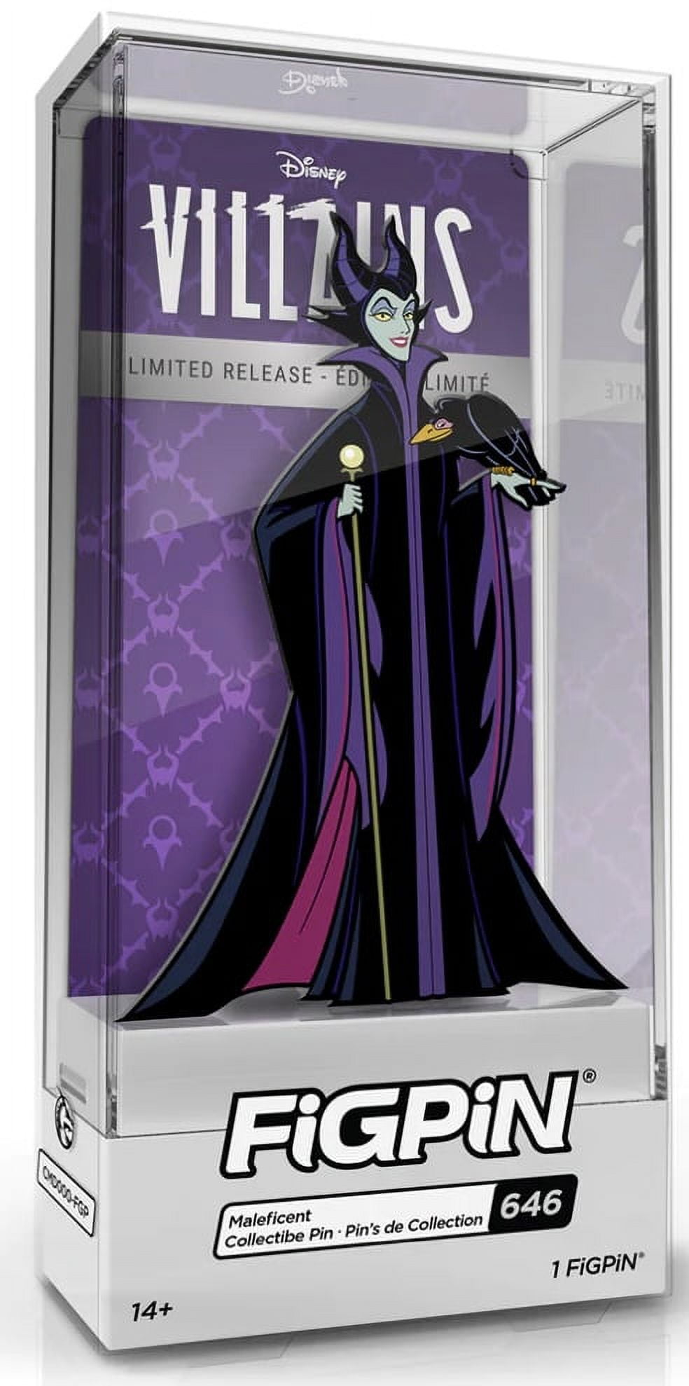 Disney Parks 2022 FIGPIN #646 Maleficent Pin Limited Release