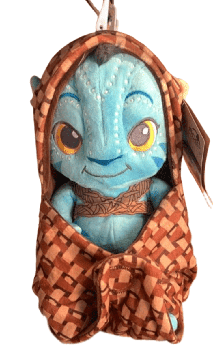 Disney Parks 2023 Baby Pandora Avatar Na'vi in Blanket Pouch Plush