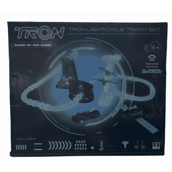 Disney Parks 2023 Tron Lightcycle Glow In The Dark Tracks Set New with Box