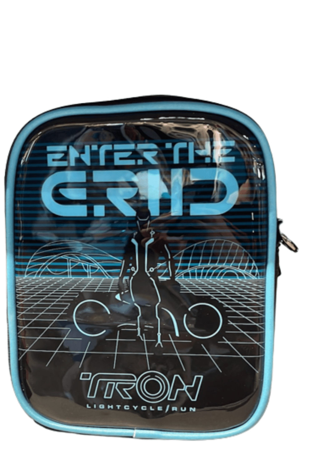 Disney Parks 2023 Loungefly  Crossbody Tron Bag Enter the  Grid Lights Up New Disney Parks Loungefly TRON Lightcycle Run Crossbody Bag  main image 4