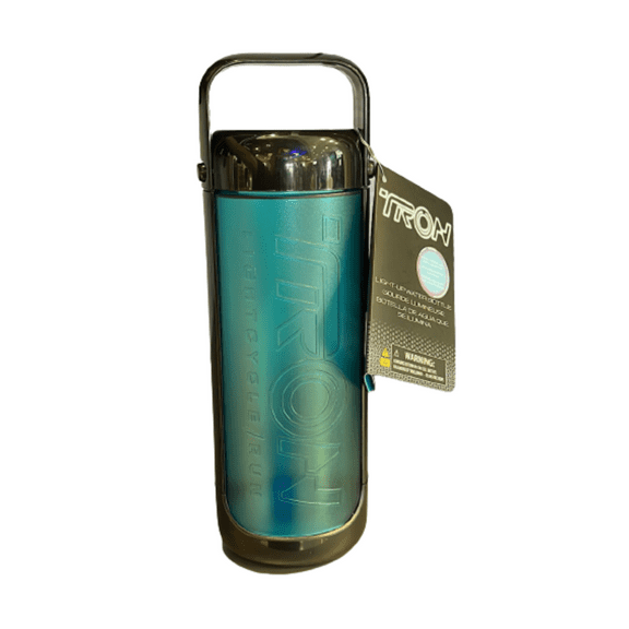 Disney Parks 2023 Tron Lightcycle Run Light Up Water Bottle New with Tag